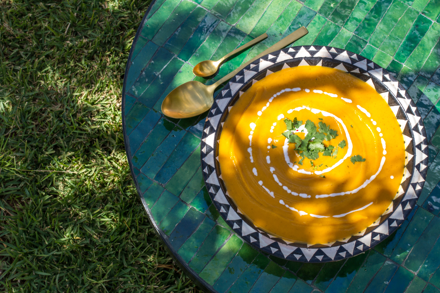 chilled pumpkin soup